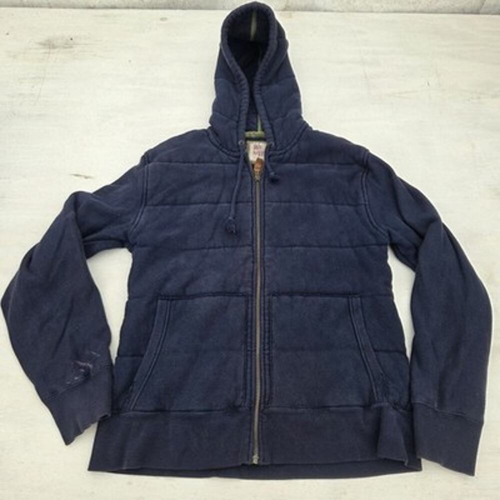 Old Navy Womens Large Blue Full Zip Hoodie Jacket Coat